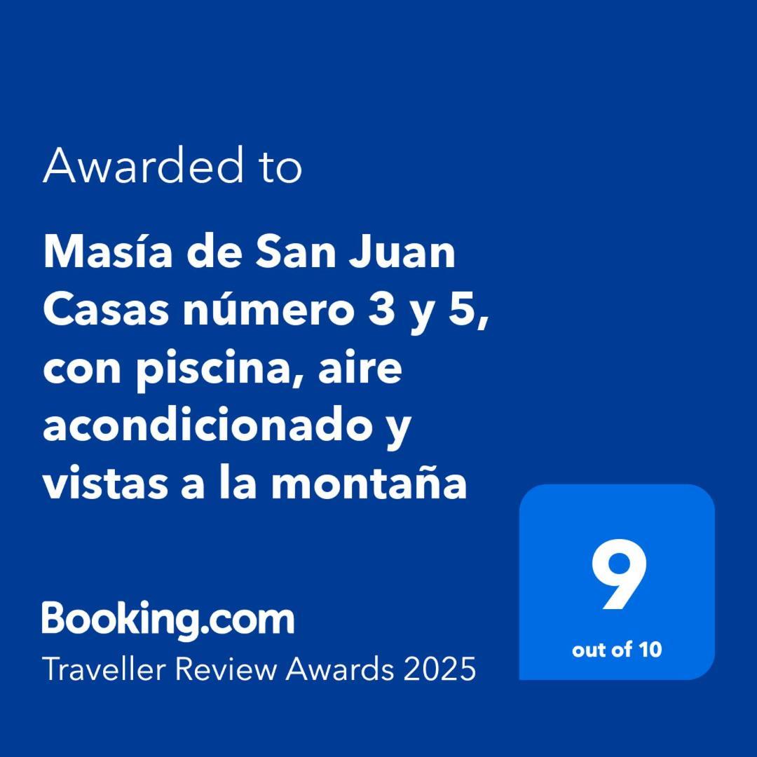 Masia De San Juan Casas Numero 3 Y 5, Con Piscina, Aire Acondicionado Y Vistas A La Montana Segorbe Exteriör bild